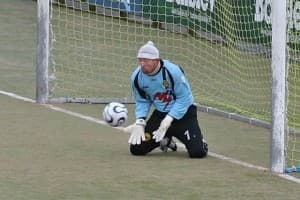 Jens Martin Knudsen w swojej charakterystycznej białej czapeczce