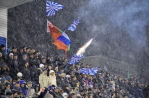 Mimo niesprzyjających warunków, Sibir zawsze może liczyć na swoich kibiców