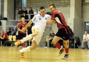 Klaudiusz Hirsch (z lewej) tymczaswym selekcjonerem reprezentacji futsalowej