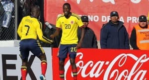 Kolumbia: od lewej Pablo Armero i Adrian Ramos