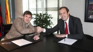 Lionel Messi i Sandro Rosell