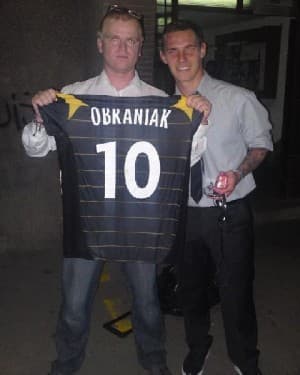 Maciej Chorążyk i Ludovic Obraniak