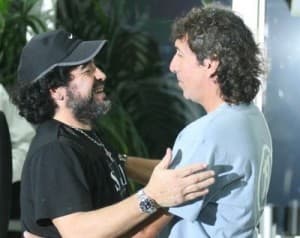 Magico i Maradona - dwaj wielcy piłkarze i przyjaciele