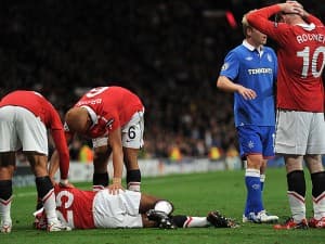 Kontuzjowany Antonio Valencia