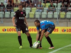 Marcin Baszczyński świetnie kierował defensywą Polonii