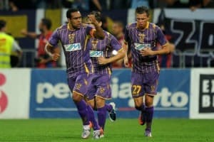 Piłkarze NK Maribor są zadowoleni z jubileuszowego tytułu