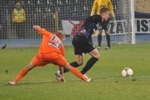Andrzej Rybski starał się i walczył w niedzielnym meczu z Bogdanką
