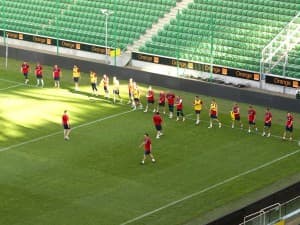 Reprezentacja Polski – trening