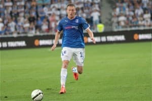 Bartosz Ślusarski w meczu z Podbeskidziem strzelił dwa gole