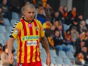 Maciej Korzym jak zwykle nie odstawiał nogi