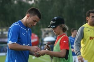Ivan Djurdjević zawsze chętnie rozdaje autografy i rozmawia z dziennikarzami