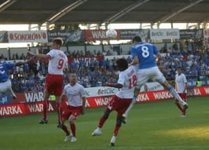 Tak Robert Lewandowski strzelił honorowego gola dla Kolejorza...