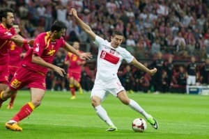 Robert Lewandowski w meczu z Czarnogórą zdobył swoją, jak dotąd, ostatnią bramkę w reprezentacji