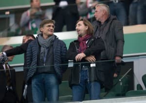 Adam Nawałka (z lewej), selekcjoner reprezentacji Polski