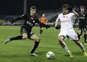 Cezary Wilk nie cieszył się ze strzelonego gola