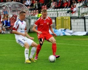 Eduards Visnakovs w końcu zdobył bramkę