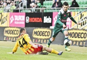 Paweł Golański (z lewej), Korona Kielce