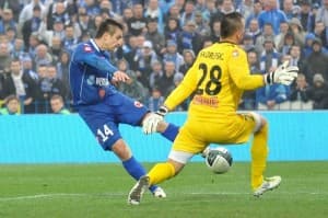 Łukasz Janoszka otworzył wynik spotkania