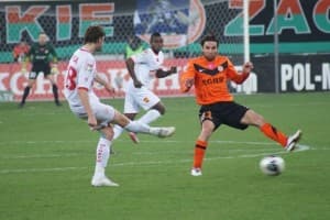 Mindaugas Panka (po lewej) kontra Patryk Rachwał