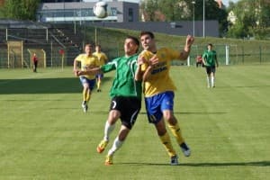 Grzegorz Kuświk (KS Polkowice ) i Bartosz Brodziński (Arka )