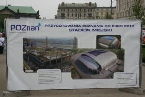 Jedna z aren Euro 2012 – stadion przy ulicy Bułgarskiej
