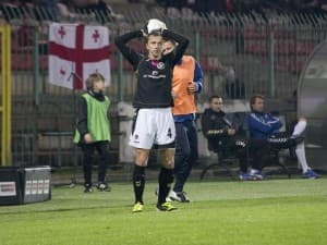 Marcin Baszczyński jeszcze w koszulce Polonii