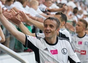 Miroslav Radović zdobył jedyną bramkę w sobotnim meczu Legii z Lechem