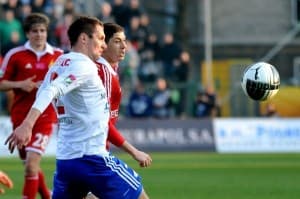 Tomasz Górkiewicz zdobył zwycięską bramkę w meczu