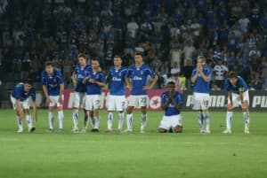 Piłkarze Lecha podczas konkursu jedenastek