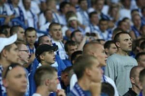 W drugiej połowie na trybunach było ciekawiej niż na boisku