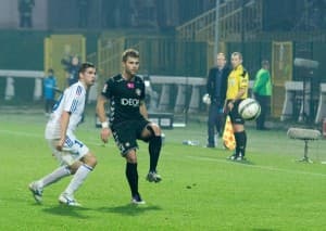 Mindaugas Panka (z lewej), Ruch Chorzów
