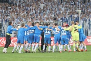 Tak cieszyli się piłkarze Kolejorza po meczu