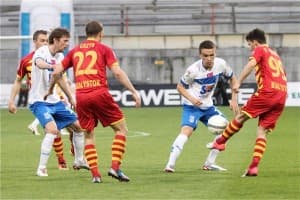 Dani Quintana to w tej chwili najgroźniejszy zawodnik Jagiellonii