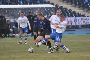 Strzelec dwóch goli dla Floty, Daniel Chyła