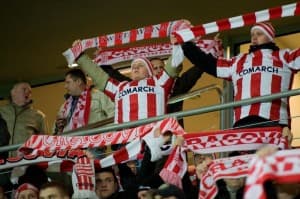 Fani Cracovii mogą być dumni, gdyż ich pupile wywalczyli cenny punkt na trudnym terenie