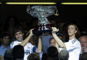 Raul i Guti w barwach Realu Madryt