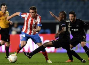 Saul Niguez w barwach Atletico Madryt