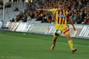 Lisowski był dziś blisko pokonania golkipera Polonii