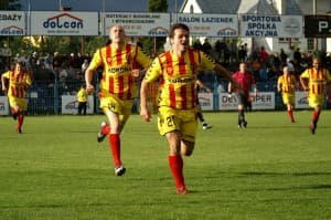 Tomasz Nowak (jeszcze w stroju Korony Kielce) powinien być dużym wzmocnieniem Bogdanki Łęczna