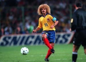 Carlos Valderrama to najlepszy piłkarz w historii kolumbijskiej piłki