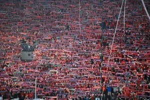 Fani Wisły aż pięć razy cieszyli się z bramki