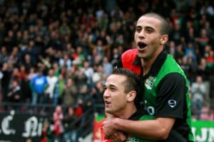 Youssef El Akchaoui został uznany za najlepszego piłkarza meczu NEC - Vitesse