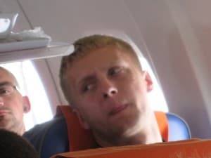 Kamil Glik w samolocie